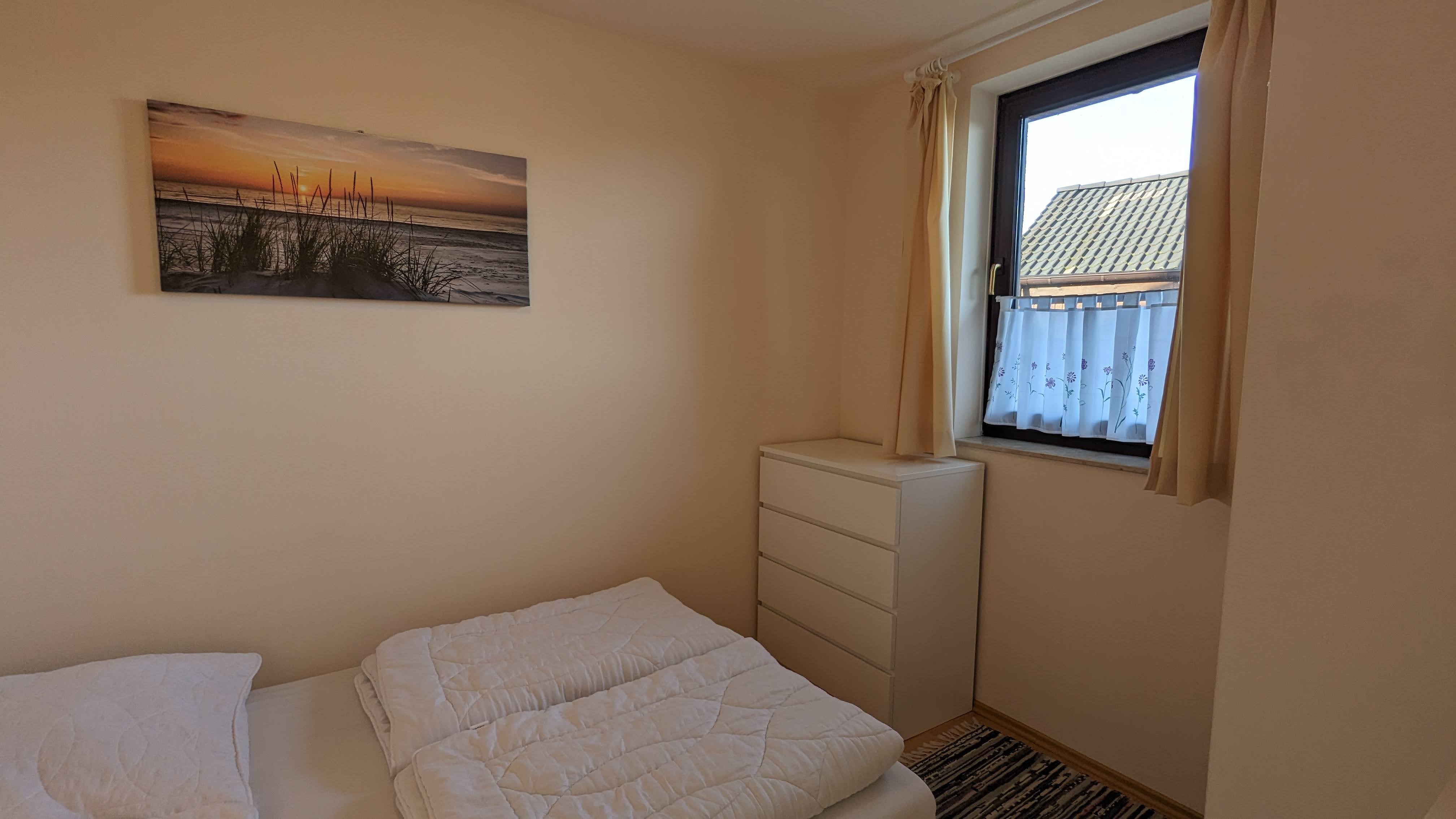 Schlafzimmer der Ferienwohnung