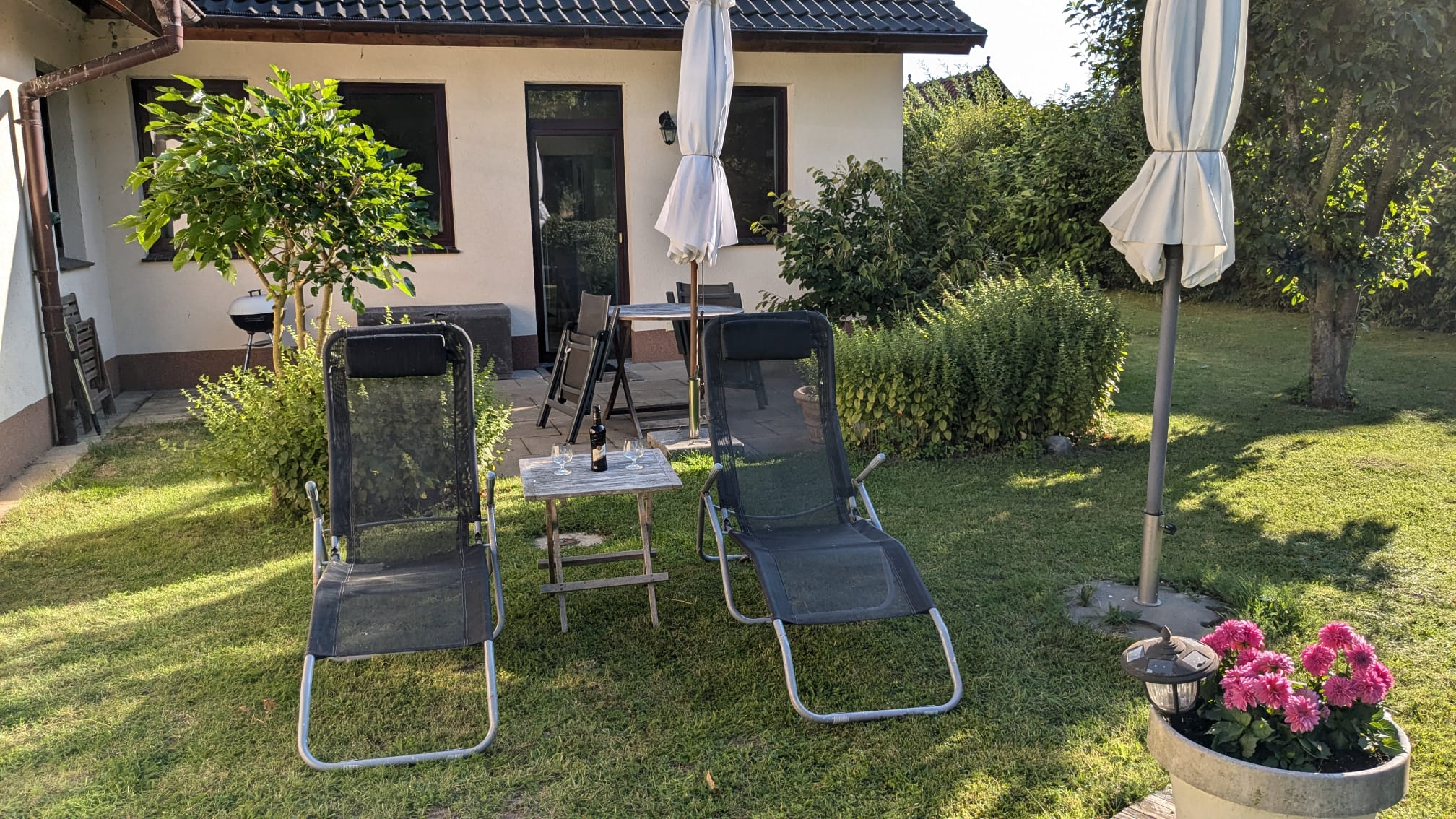 Terassse der Ferienwohnung